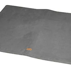 Wouapy - Tapis Plat En Tissu Suédine - Gris