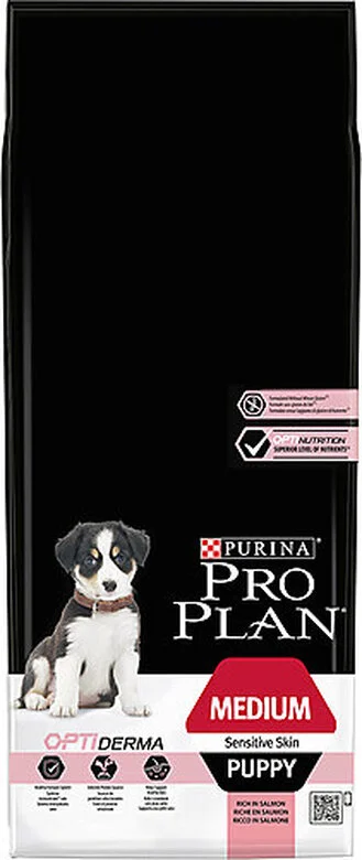 Pro Plan - Croquettes OPTIDERMA Medium Sensitive Skin Saumon Pour Chiot - 12Kg 3 Pro Plan - Croquettes OPTIDERMA Medium Sensitive Skin Saumon Pour Chiot - 12Kg