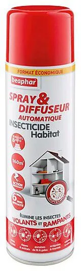Beaphar - Spray Et Diffuseur Automatique 160m2 Pour Habitat - 500ml 4 Beaphar - Spray Et Diffuseur Automatique 160m2 Pour Habitat - 500ml – Image 2