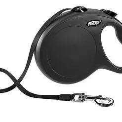 Flexi - Laisse New Classic Avec Sangle De 8m Pour Chien L - Noir