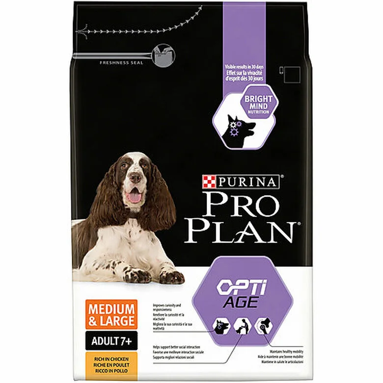Pro Plan - Croquettes OPTIAGE Medium & Large Adult 7+ Poulet Pour Chien Senior - 3Kg 3 Pro Plan - Croquettes OPTIAGE Medium & Large Adult 7+ Poulet Pour Chien Senior - 3Kg