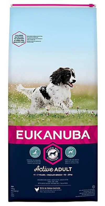 Eukanuba - Croquettes Au Poulet Pour Chien Adulte De Taille Moyenne - 15Kg 3 Eukanuba - Croquettes Au Poulet Pour Chien Adulte De Taille Moyenne - 15Kg
