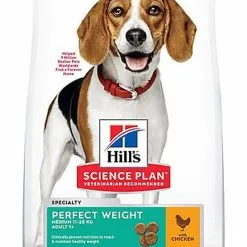 Hill's Science Plan Hill's - Canine Adult Perfect Weight Medium Poulet Pour Chien - 12Kg