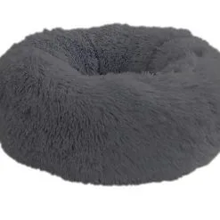 Wouapy - Corbeille Ronde Moelleuse Gris Pour Chien Et Chat - T60