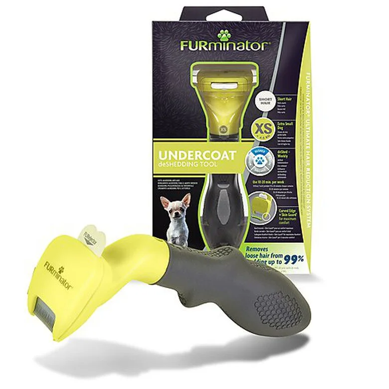 Furminator - Brosse Undercoat Très Petite Taille à Poils Courts Pour Chien - XS 3 Furminator - Brosse Undercoat Très Petite Taille à Poils Courts Pour Chien - XS
