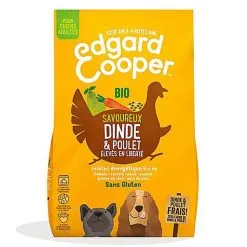 Edgard & Cooper - Croquettes BIO à La Dinde Et Poulet Pour Chien - 2,5Kg
