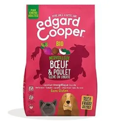 Edgard & Cooper - Croquettes BIO Au Bœuf Et Poulet Pour Chien - 2,5Kg