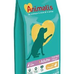 Animalis - Croquettes Adutle Stérilisé Allégé Au Poulet Pour Chien - 12kg