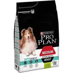 Pro Plan - Croquettes Medium Adult Sensitive Digestion à L'Agneau Pour Chien - 3Kg