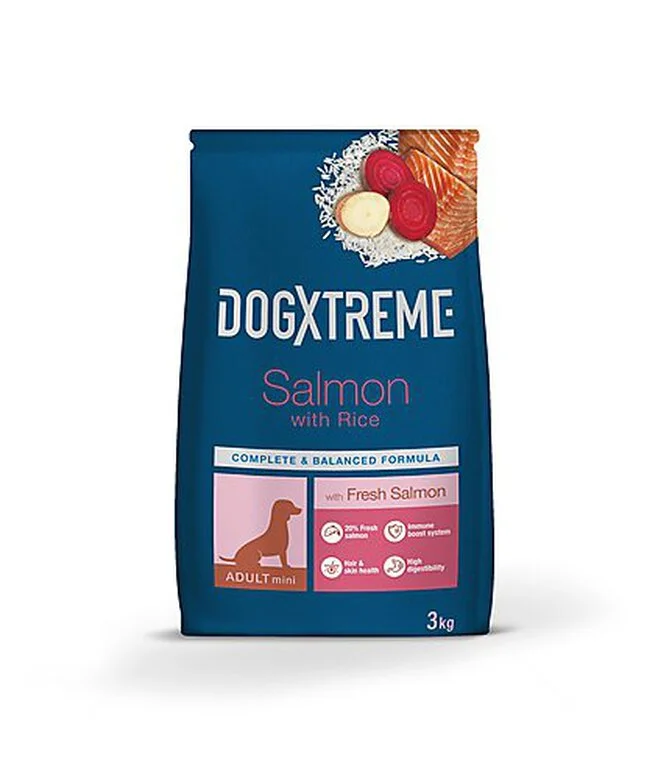 DogXtreme - Croquettes Mini Adulte Au Saumon Frais Pour Petit Chien - 3Kg 3 DogXtreme - Croquettes Mini Adulte Au Saumon Frais Pour Petit Chien - 3Kg