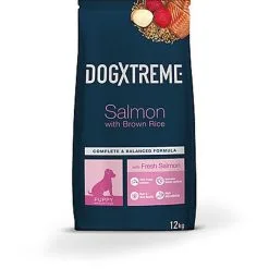 DogXtreme - Croquettes Au Saumon Frais Pour Chiot De Toute Race - 12Kg