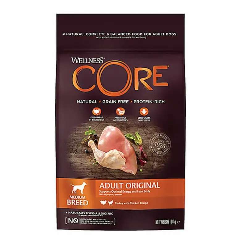 Wellness CORE - Croquettes Original Dinde Et Poulet Pour Chien - 10Kg 3 Wellness CORE - Croquettes Original Dinde Et Poulet Pour Chien - 10Kg