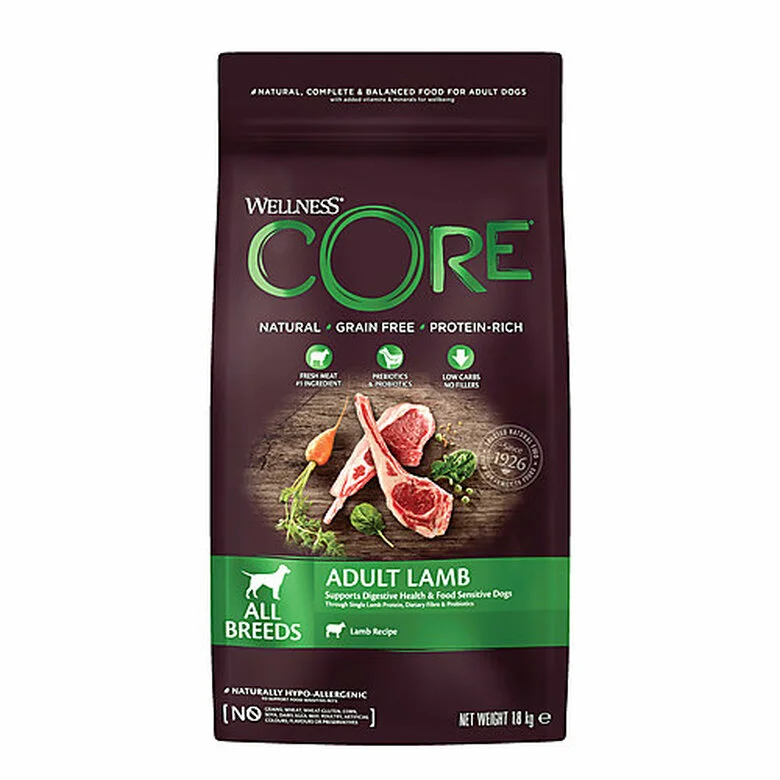 Wellness CORE - Croquettes à L'Agneau Pour Chien De Toutes Races - 1,8Kg 3 Wellness CORE - Croquettes à L'Agneau Pour Chien De Toutes Races - 1,8Kg