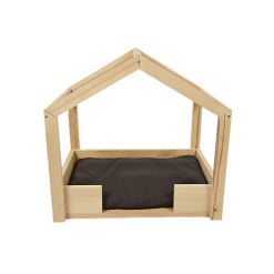 Comme Un Roi - Lit Cabane Chocolat Pour Chien Et Chat - 60cm