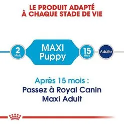 Royal Canin - Croquettes Maxi Puppy Pour Chiot -Nourriture pour chien Soldes 66813