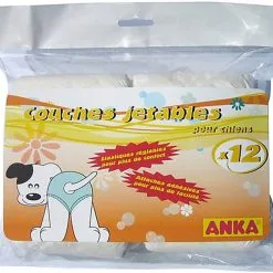 Anka - Lot De 12 Couches Culotte Pour Chiot -Nourriture pour chien Soldes 6768