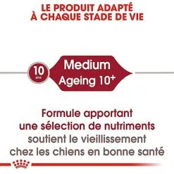 Royal Canin - Croquettes Medium Ageing 10+ Pour Chien Senior - 3Kg -Nourriture pour chien Soldes 67943