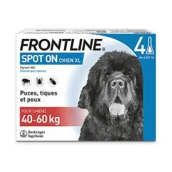 Frontline - Pipettes Antiparasitaire Pour Chien De 40 à 60kg - 4x4,02ml