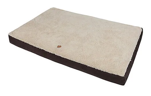 Animalis - Matelas Tissu Suédine Marron Et Beige Pour Chien - 100x65x12cm 3 Animalis - Matelas Tissu Suédine Marron Et Beige Pour Chien - 100x65x12cm