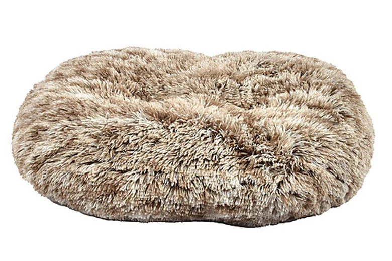 Bobby - Coussin Oval Poilu Taupe Pour Chien - 73x58cm 3 Bobby - Coussin Oval Poilu Taupe Pour Chien - 73x58cm