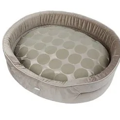 Wouapy - Corbeille Prestige Spot Taupe Pour Chien - T80