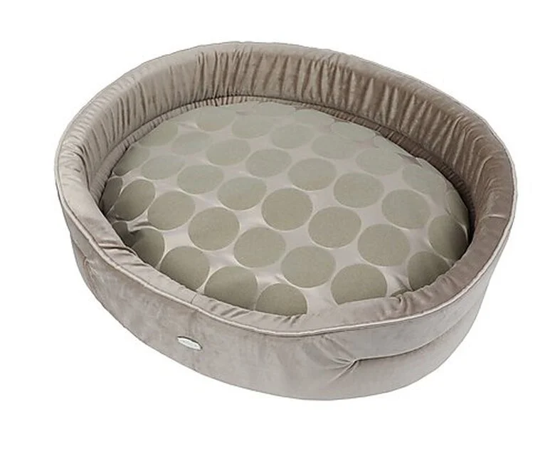 Wouapy - Corbeille Prestige Spot Taupe Pour Chien - T50 3 Wouapy - Corbeille Prestige Spot Taupe Pour Chien - T50