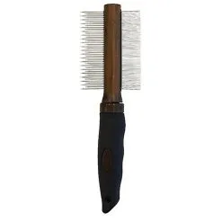 Croci - Peigne Double BARBERSHOP Pour Chien Et Chat - 21x6x2,5cm