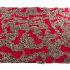 Martin Sellier - Tapis Moelleux Os Rouge Pour Chien - 100cm