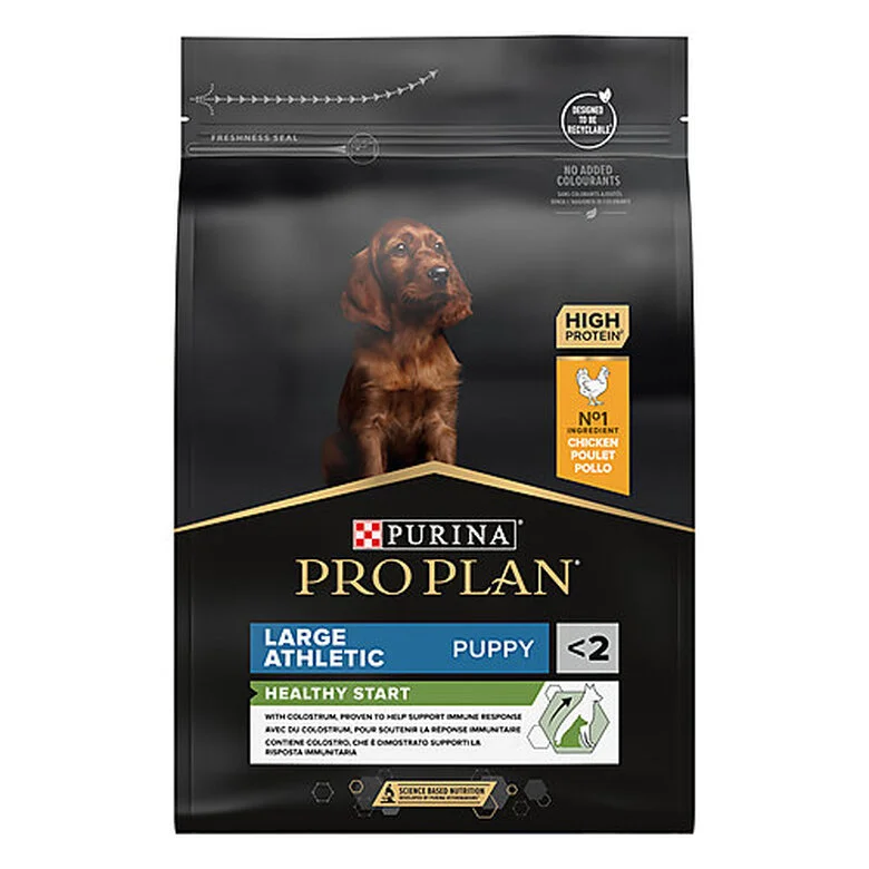 Pro Plan - Croquettes HEALTHY START Large Athletic Poulet Pour Chiot - 3Kg 3 Pro Plan - Croquettes HEALTHY START Large Athletic Poulet Pour Chiot - 3Kg