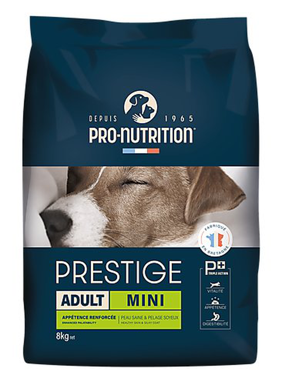 Pro Nutrition Pro-nutrition - Croquettes Prestige Mini Adult Pour Chiens - 8Kg 3 Pro Nutrition Pro-nutrition - Croquettes Prestige Mini Adult Pour Chiens - 8Kg