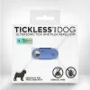 Tickless - Répulsif Antiparasitaire Mini Dog Ultrason Rechargeable Pour Chiens - Bleu