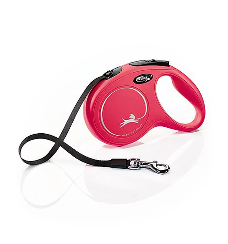 Flexi - Laisse à Enrouleur Classic Sangle Rouge M Pour Chiens - 5m 3 Flexi - Laisse à Enrouleur Classic Sangle Rouge M Pour Chiens - 5m